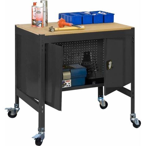Mesa de Trabajo SIMONWORK BT 0 cabinet 1200 antracita/madera