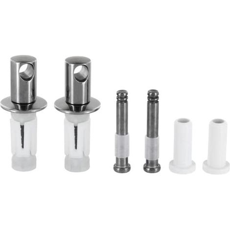 Ideal Standard - Multi Suites, Set di cerniere per sedile copriwater serie Mia in acciaio inox, J4555BJ, Cromato