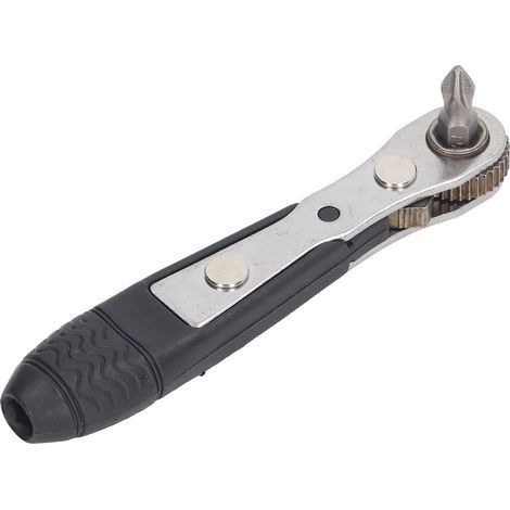 clé à cliquetClé à cliquet Mini 1/4 pouce avec manche ergonomique (1/4)