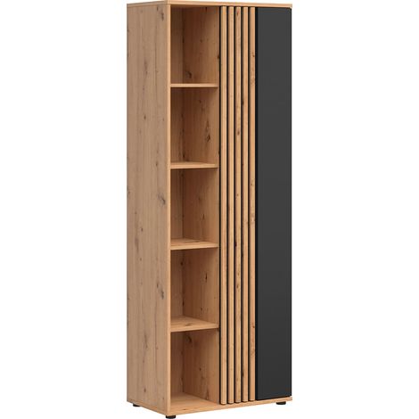 Armadio 1 anta Ezra marrone 195,5cm (1/3)