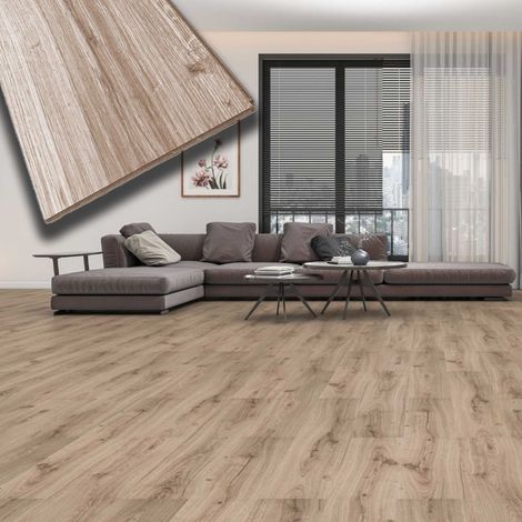 Pavimento in laminato 7mm Click Spazzolato DISCOLORED OAK 197x1205 - 10 anni garanzia (prezzo al m²)