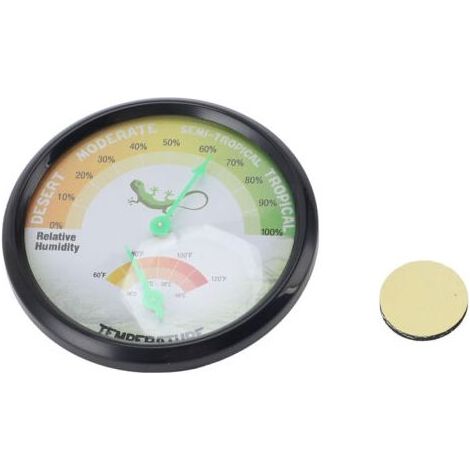 Thermomètre Hygromètre Mini Mécanique de Précision pour Terrarium d'Animaux Domestiques sans Batterie - (1/5)