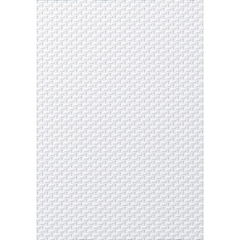 Erismann Glasfasertapete uni weiß 25 x 1 m beige Wandtapete