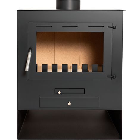 FOGARIS Estufa de Leña MONTE VASTAGO - modelo LEÑERO 14,4kW (1/5)