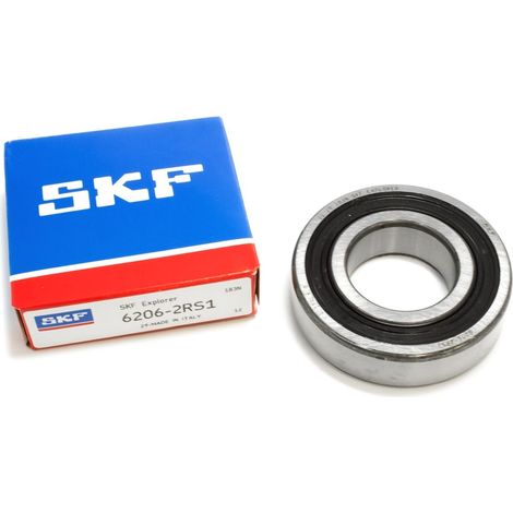 CUSCINETTO TIPO: 6206 2RS. DIMENSIONI: 30X62X16MM. SKF UNIVERSALE LAVATRICE