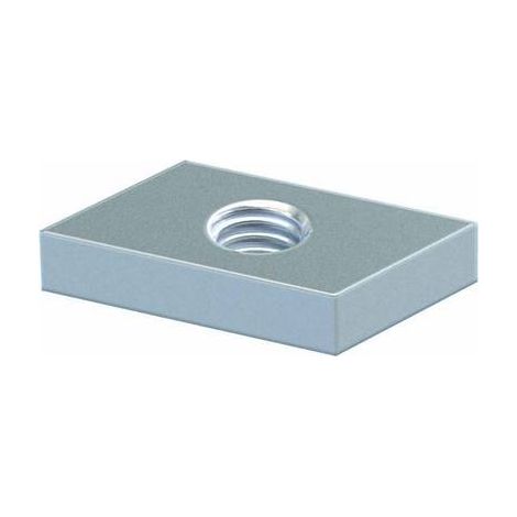 OBO Bettermann Dado scorrevole per guide profilate centrale M6 acciaio lamellare di zinco, 1147056