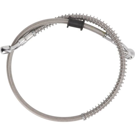 Flexible Acier Inoxydable Durite Frein Moto Universelle 70cm/27.6in PVC Antirouille Haute Performance Conduite Carburant pour Motocyclettes (1/5)
