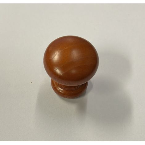 ORECA - POMOLO IN LEGNO DI FRASSINO COLORE LEGNO DI CILIEGIO 30X32MM