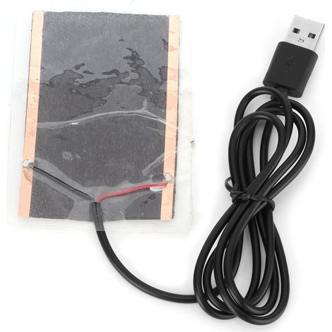 Tapis chauffant USB en fibre de carbone et plastique durable (1/5)