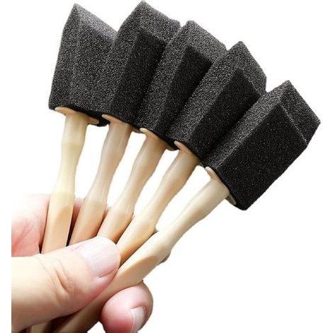 Kit per la pulizia dell'aria condizionata e delle bocchette di ventilazione dell'auto, comprensivo di spazzola di precisione e spazzola per la pulizia, per la pulizia degli interni e la rimozione dell (1/4)