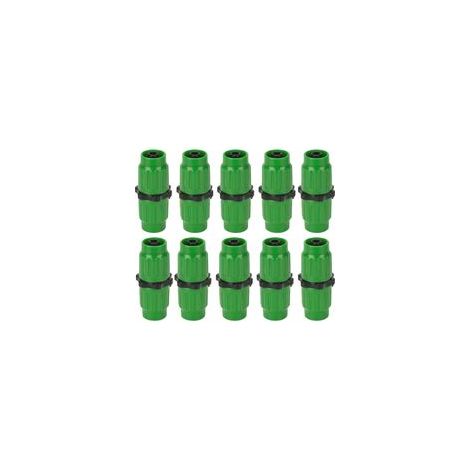 Kit de réparation de tuyau d'arrosage extensible, connecteurs pour tuyau d'arrosage extensible femelle mâle kit de réparation (10 pièces)