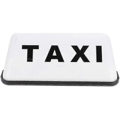 Enseigne lumineuse LED pour toit de taxi 12V, compatible avec tous modèles de véhicules - Lampe indicateur supérieure pour taxis. (1/3)