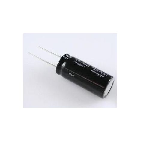 Condensatore elettrolitico 2200uf 100v 105º 25x50 2200mf100v105