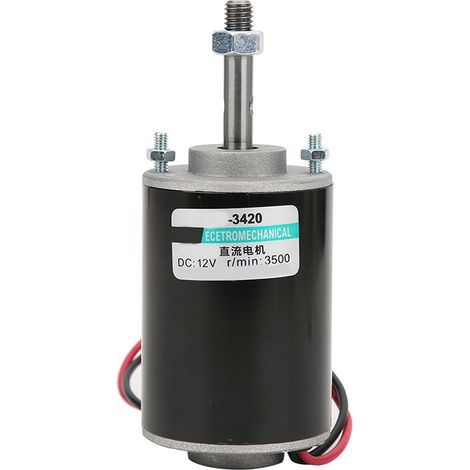Moteur à courant continu à aimant permanent à grande vitesse à faible bruit CW CCW Mini moteurs électriques brossés 30W12V 3500RPM (1/5)