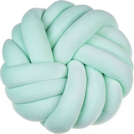 Coussin nœud pour canapé, lit, décoration, coussin décoratif, coussinballe, 35 x 35 cm, décoration de chambre de bébé (1/4)