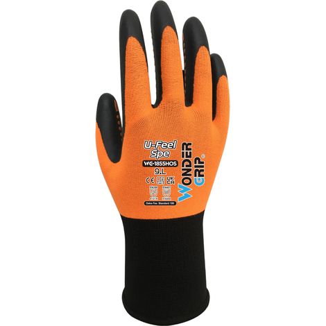WONDER GRIP Guanti WG-1855HOS U-FEEL SPE Arancio 11/XXL