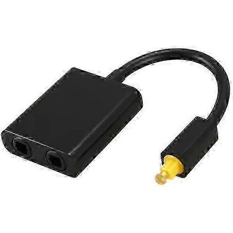 Adaptateur répartiteur à fibre optique 2 canaux, répartiteur numérique SPDIF, 1 entrée vers 2 sorties (1/5)