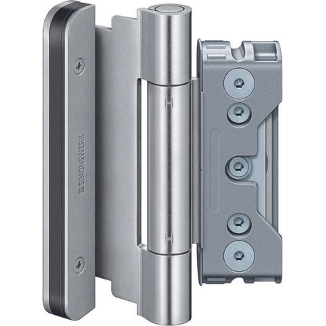 Simons Holzhaustür BAKA Protect 4020 3D FD Edelstahl matt (040) Satz = 3 Stück (1/5)