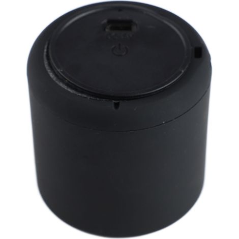 Mini enceinte Bluetooth sans fil intelligente rechargeable par USB, étanche, portable, pour une utilisation intérieure et extérieure (noire). (1/5)