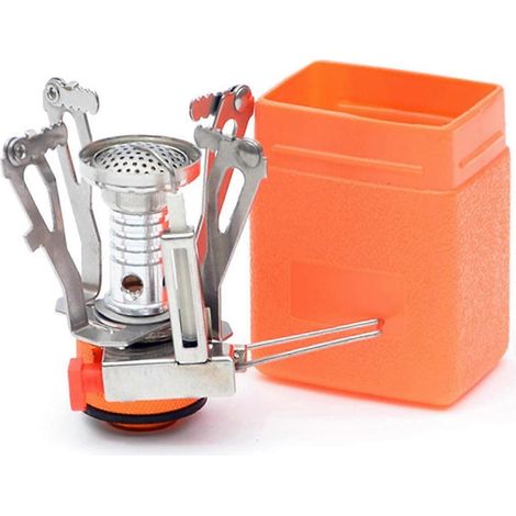Compatible avec les réchauds de camping portables de 3000 W, réchaud à gaz léger et pliable avec allumage piézoélectrique. (1/5)
