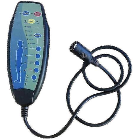 Télécommande 8 broches pour fauteuil de massage avec fonction de levage motorisée, commande manuelle 12VD75 0820-AquaForge (1/3)