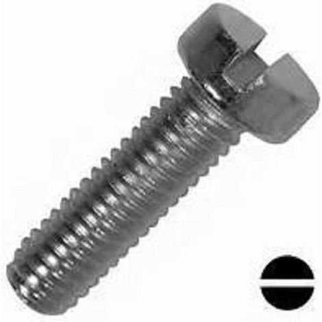 Vis à métaux tête cylindrique fendue acier zingué 4.8 DIN 84 4X70 boîte de 500 - GFD - 512082 (1/2)