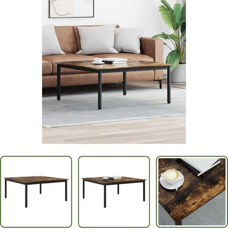 Couchtisch Raucharbe -  Couchtisch Raucharbe 100 x 100 x 45 cm Holzwerkstoff (1/5)