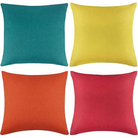 Filiyano-Housses de coussin imperméables pour l'extérieur, housses de coussin décoratives pour le jardin, la terrasse, le canapé, le balcon et le (1/5)