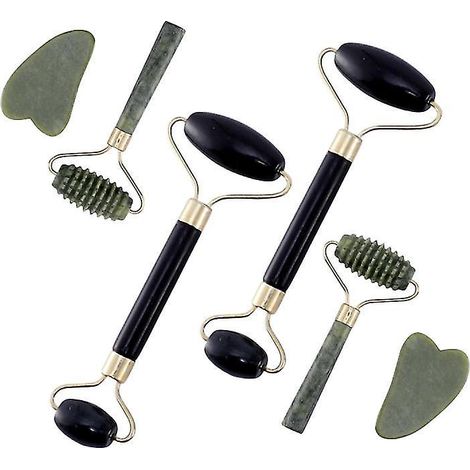 6-teiliges Jade-Roller-Set