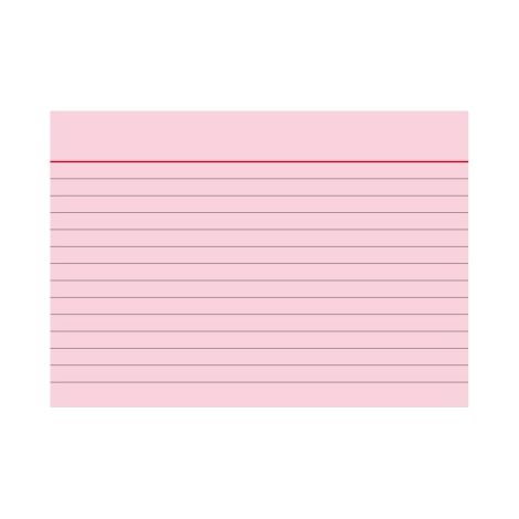 BRUNNEN Karteikarte 102260120 DIN A6 liniert rt 100 St./Pack. (1/2)