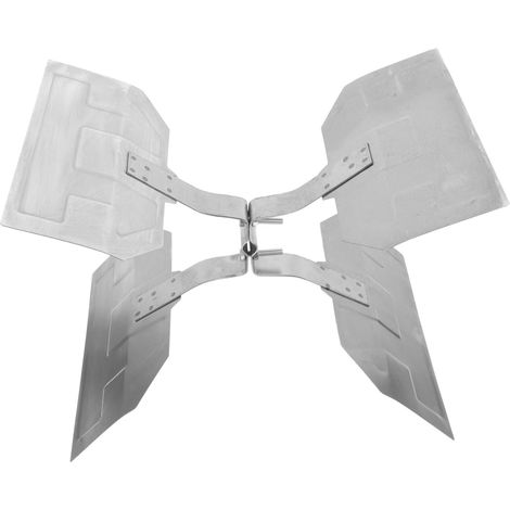 1 Paire De Ventilateurs De Rechange Pour Éolienne Agricole Accessoires De Ventilateur En Métal Résistant À Lusure (1/5)