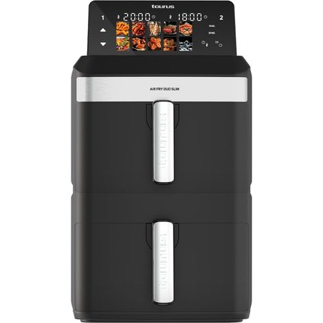 TAURUS FREIDORA SIN ACEITE DUO SLIM AF2602D 13L