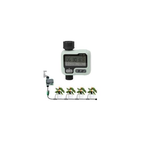 Minuterie arrosage HCT-322 programmable manuel/auto batterie non incluse
