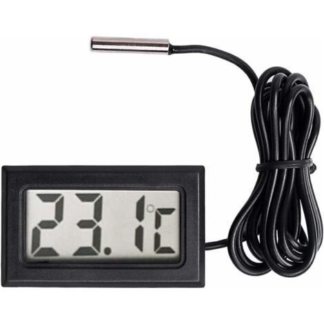 New Digital LCD Thermometer Temperature Gauge Probe Sensor Range from 50 Celsius to +110 Celsius (1/3)