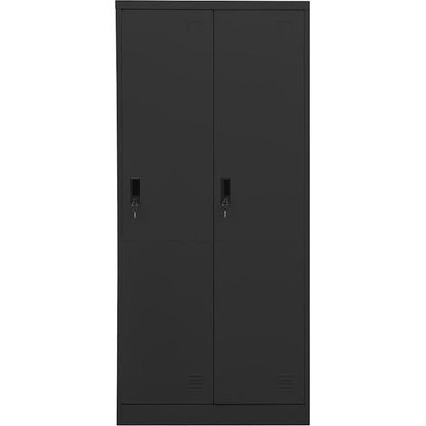 Maison Exclusive - Armadio Antracite 80x50x180 cm in Acciaio