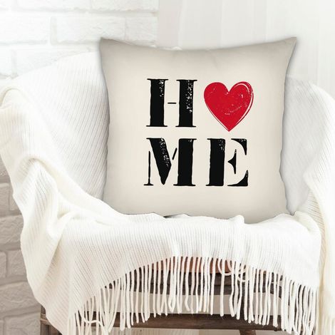 Housse de coussin pour décoration intérieure anti-ride pour petite amie petit ami