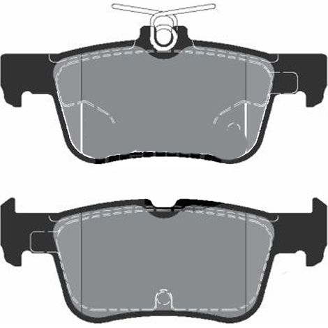 KIT PASTIGLIE FRENO POSTERIORI compatibile con FORD KUGA III (DFK) / PASTIGLIE FRENANTI AUTO OEM BPD1373, / SOSTITUZIONE DIRETTA / BASSA POLVERE / SILENZIOSO