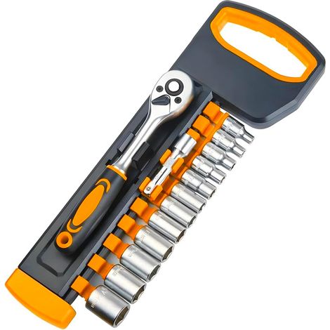 Set Cricchetto Reversibile Tolsen pz 14 con bussole (1/5)