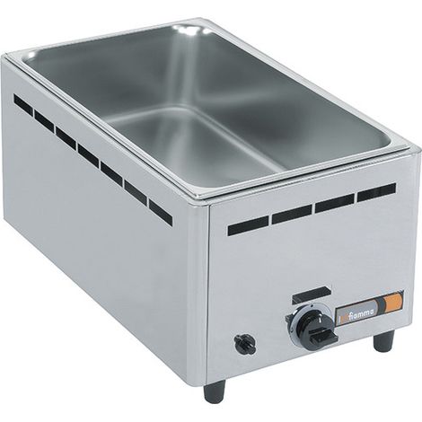Bain-marie gaz de table, 1 cuve GN h 150 mm - GPL 365x575x305 mm - VIRTUS