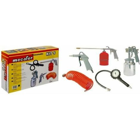 MECAFER Kit di accessori aria compressa 5 pezzi - 9179151 (1/2)