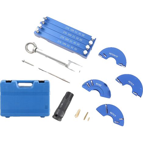 Kit de herramientas para la sincronización del motor, acero de alta calidad, compatible con motores M276/M278, para uso con modelos Benz, 4 herramientas de ajuste del árbol de levas, kit de herramient (1/5)
