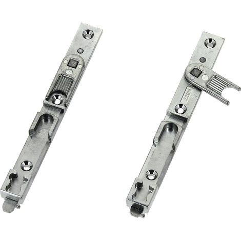 Ferco – Verrou à levier inférieur pour ouvrants oscillo-battants – Finition ferGUard argent – Jeu 4 mm – Axe de rainure 9-13 mm – 6229160001