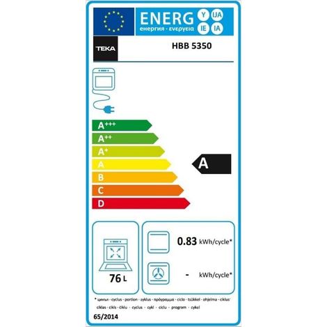 Forno da incasso Teka hbb5350fbk 76 litri HydroClean (1/3)