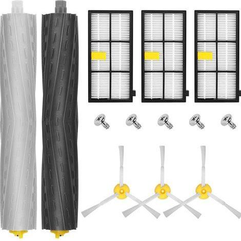 Pièces Accessoires pour iRobot Roomba 800 805 860 861 865 866 870 871 876 880 885 886 890 895 896 900 960 966 980, Remplaçant Filtres et Brosses Kit pour Aspirateur Robot - 11in1 (1/5)