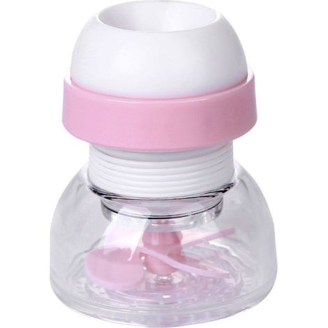 Économiseur D'eau Filtre Pulvérisateur,Tête Embout à Économie d'Eau,Tête Robinet Mobile 360 Degrés,Tête Robinet Cuisine(Rose)