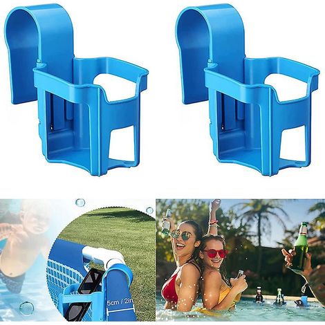 2 Piece Pool Drink Holder For Refreshing Drinks Poolside Cup Holder, Pool Cup Holder Accessories (1/4)