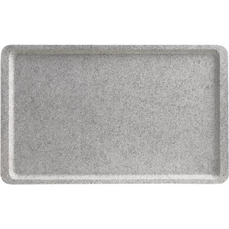 Plateau lisse en polyester Versa granit - CAMBRO