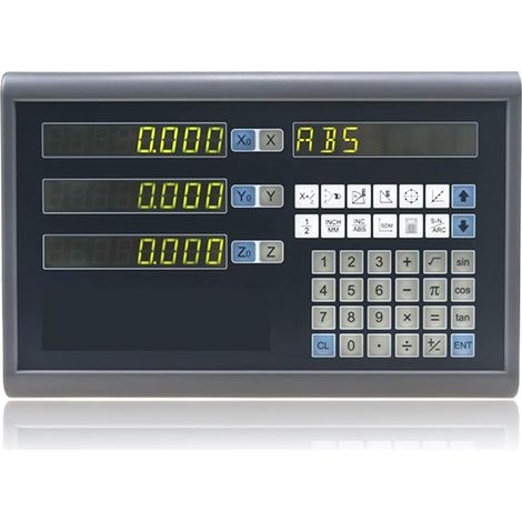 Échelle linéaire numérique Kit Complet de 3 Axes/unité/Ensemble Lecture numérique avec 3 Pcs Balances linéaires 5U / codeur/capteur Dimensions for fraisage/Tour pour la Machine de Tour de frai (1/5)
