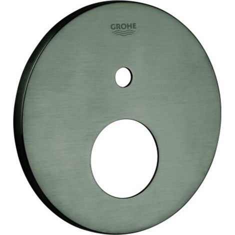 Grohe Rosette 48429 rund für EHM-FMS mit 2-Wege Umst. hard graphite gebürstet
