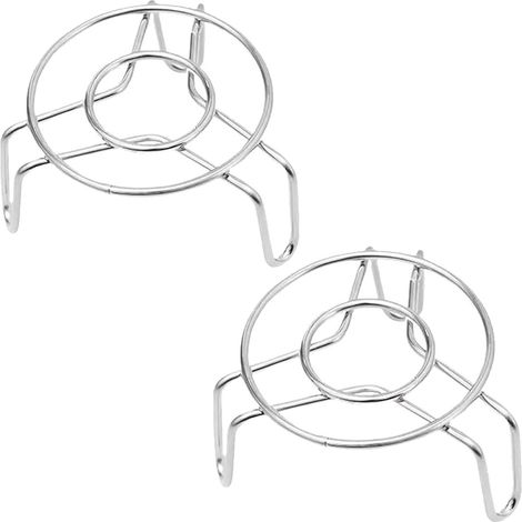 Support Vapeur en Acier Inoxydable,Rack en Acier Inoxydable Rond Grille de Cuisson à La Vapeur pour Autocuiseur Électrique Cuiseur à Œufs et Panier (1/5)